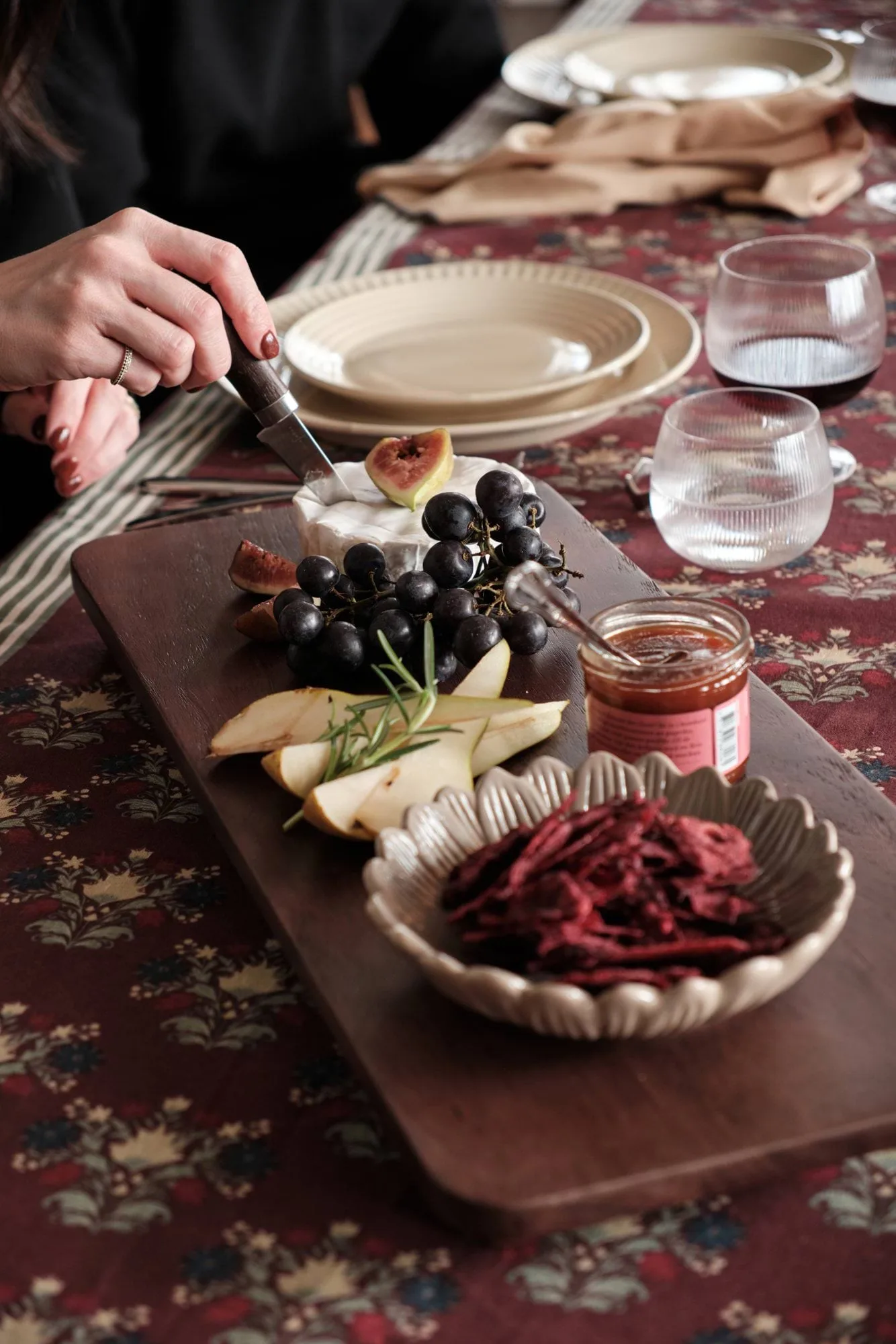 Plateau de service Elis, Brun, 23x55,5 cm Sagaform