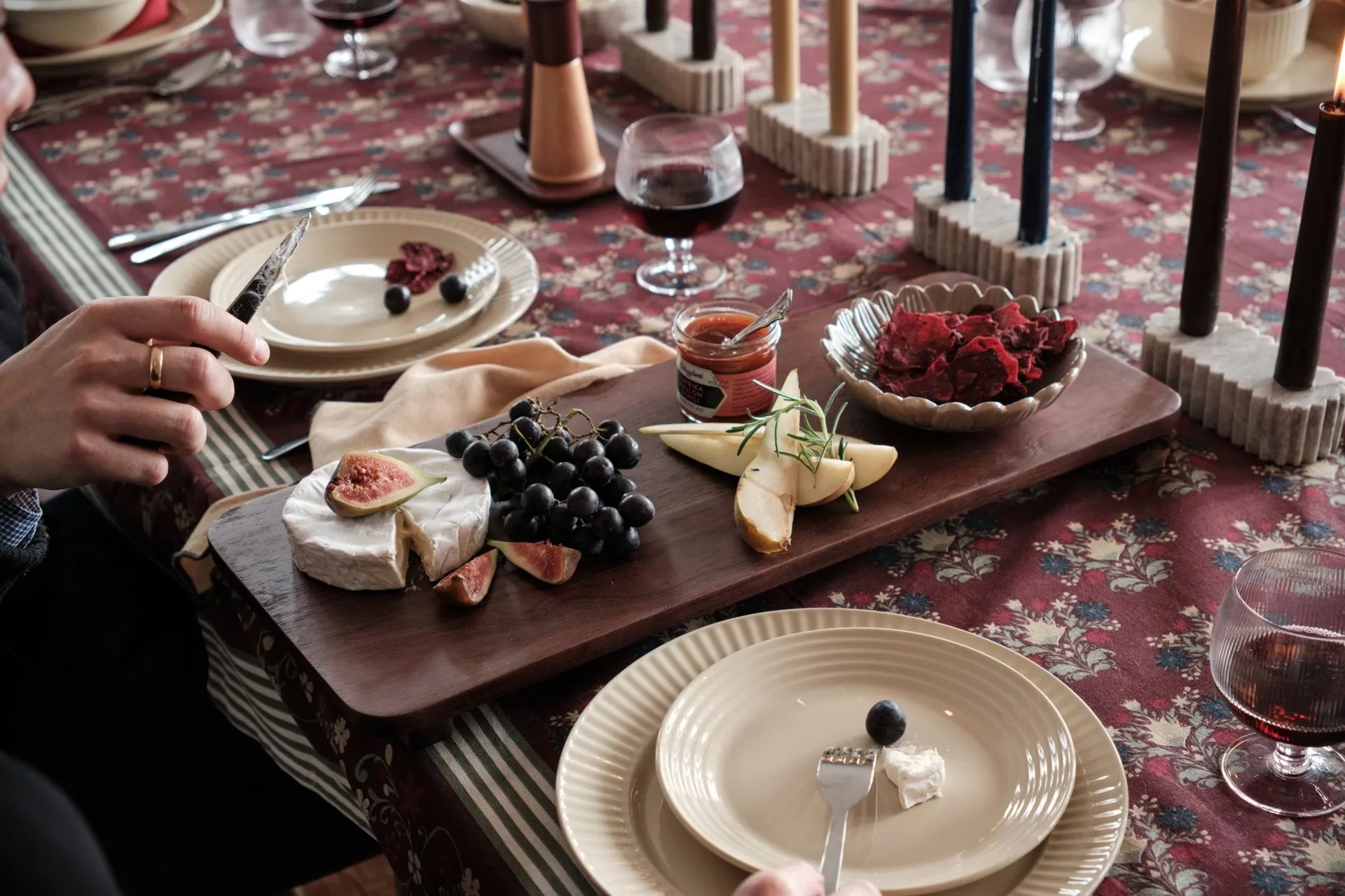 Plateau de service Elis, Brun, 23x55,5 cm Sagaform