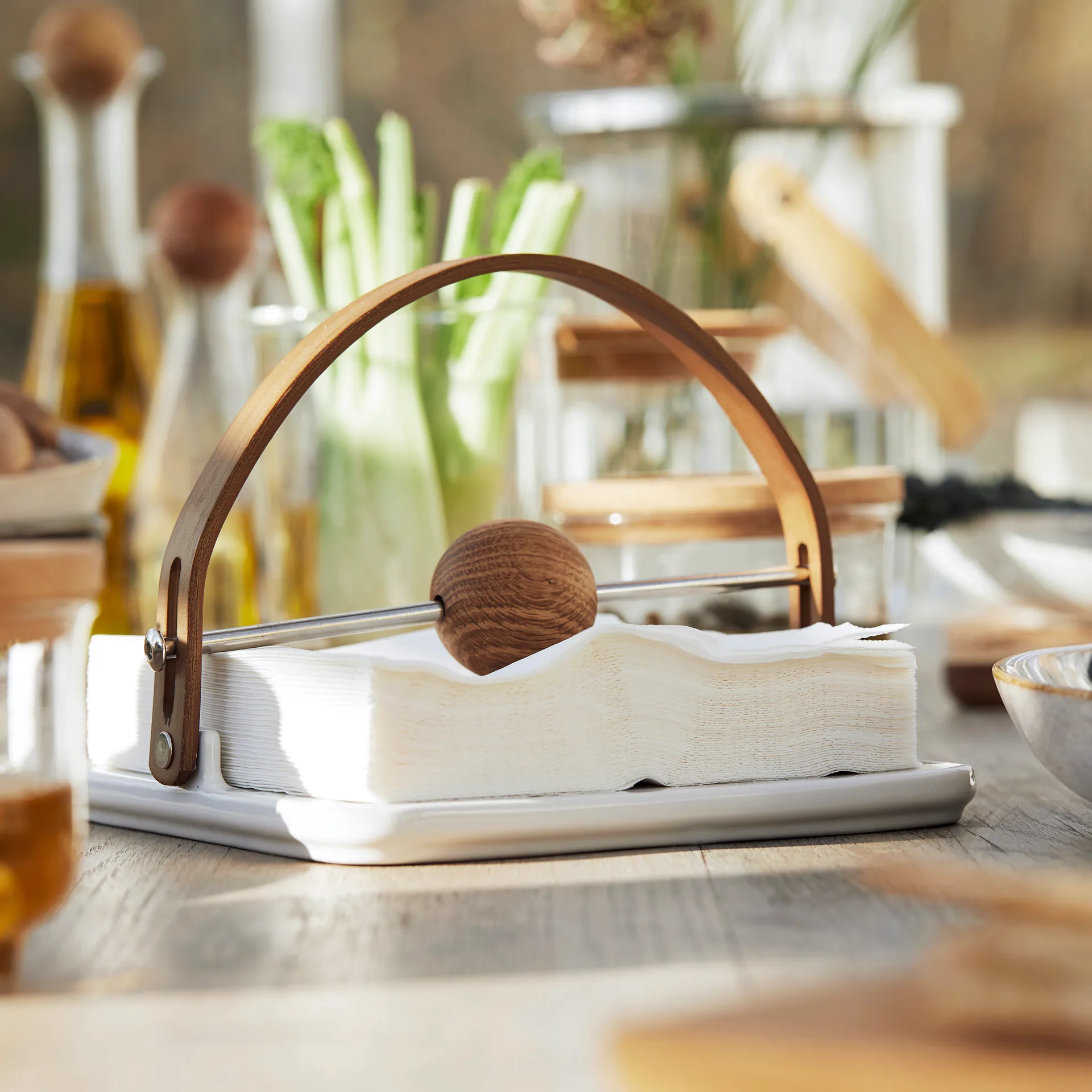 Porte-serviettes Nature, Chêne Sagaform