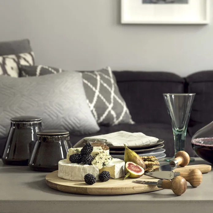 Pot de rangement Nature grand, Noir Sagaform