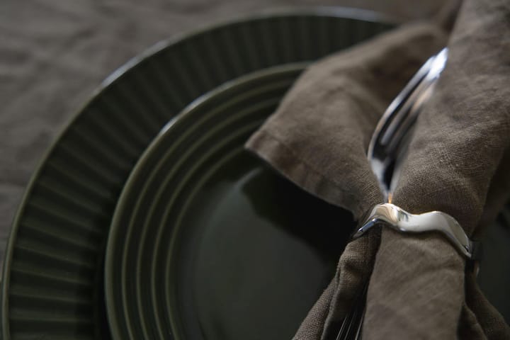 Rond de serviette Anna Lot de 4, Argenté Sagaform
