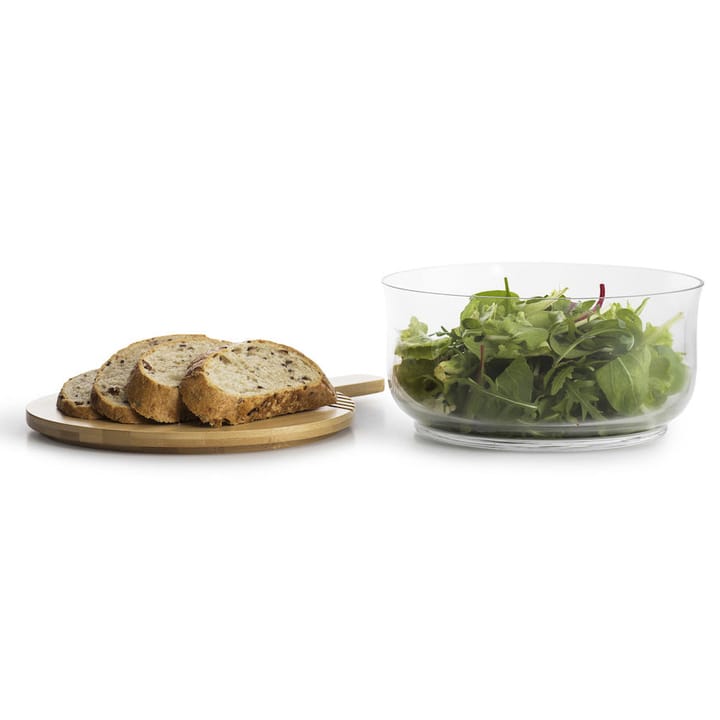 Saladier avec couvercle en bambou Nature, Ø21 cm Sagaform