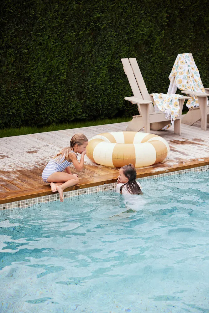 Serviette Eden hamam 90x170 cm, Mélange jaune Sagaform