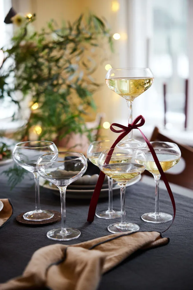 Serviette Edith 45x45 cm lot de 2, Beige Sagaform