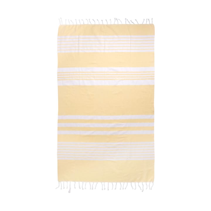 Serviette rayée Ella hamam 90x170 cm - Jaune - Sagaform