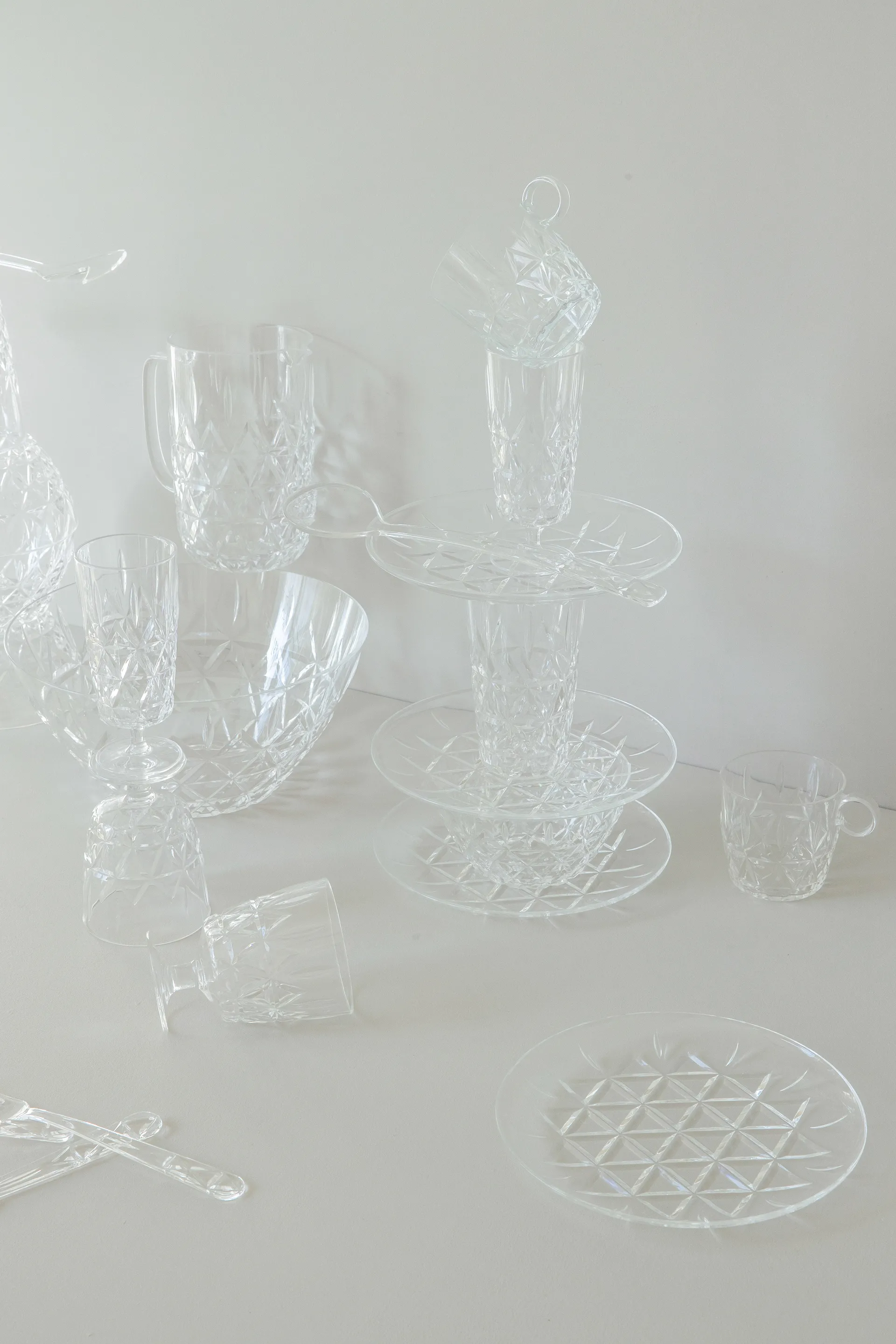 Tasse à café Picknick Lot de 4, Transparent Sagaform
