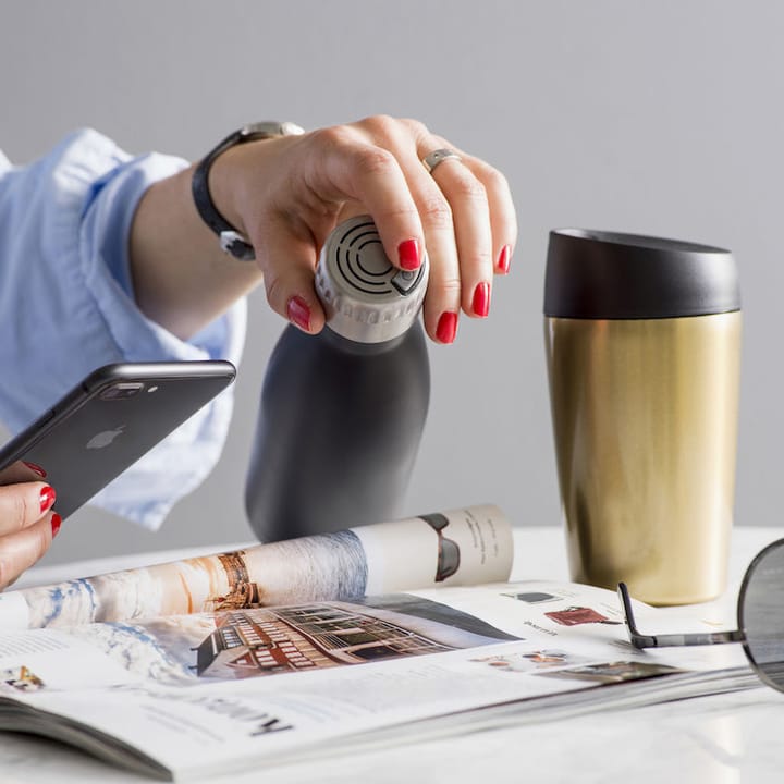Tasse à emporter Loke 24cl, Doré Sagaform