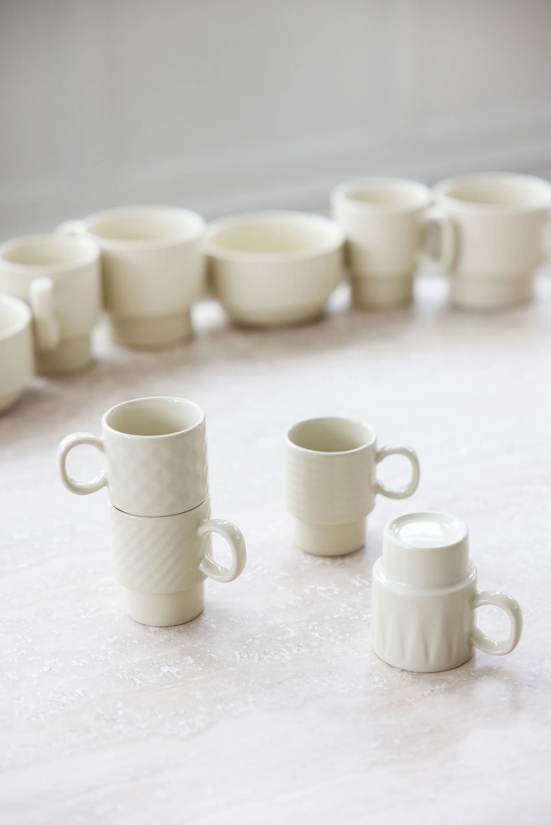 Tasse à espresso Coffee & More, lot de 4, Beige Sagaform