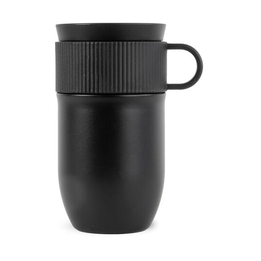 Sagaform Tasse de voiture thermos Ted 32 cm Noir | Design Scandinave | Thermos & mugs de voyage | Noir