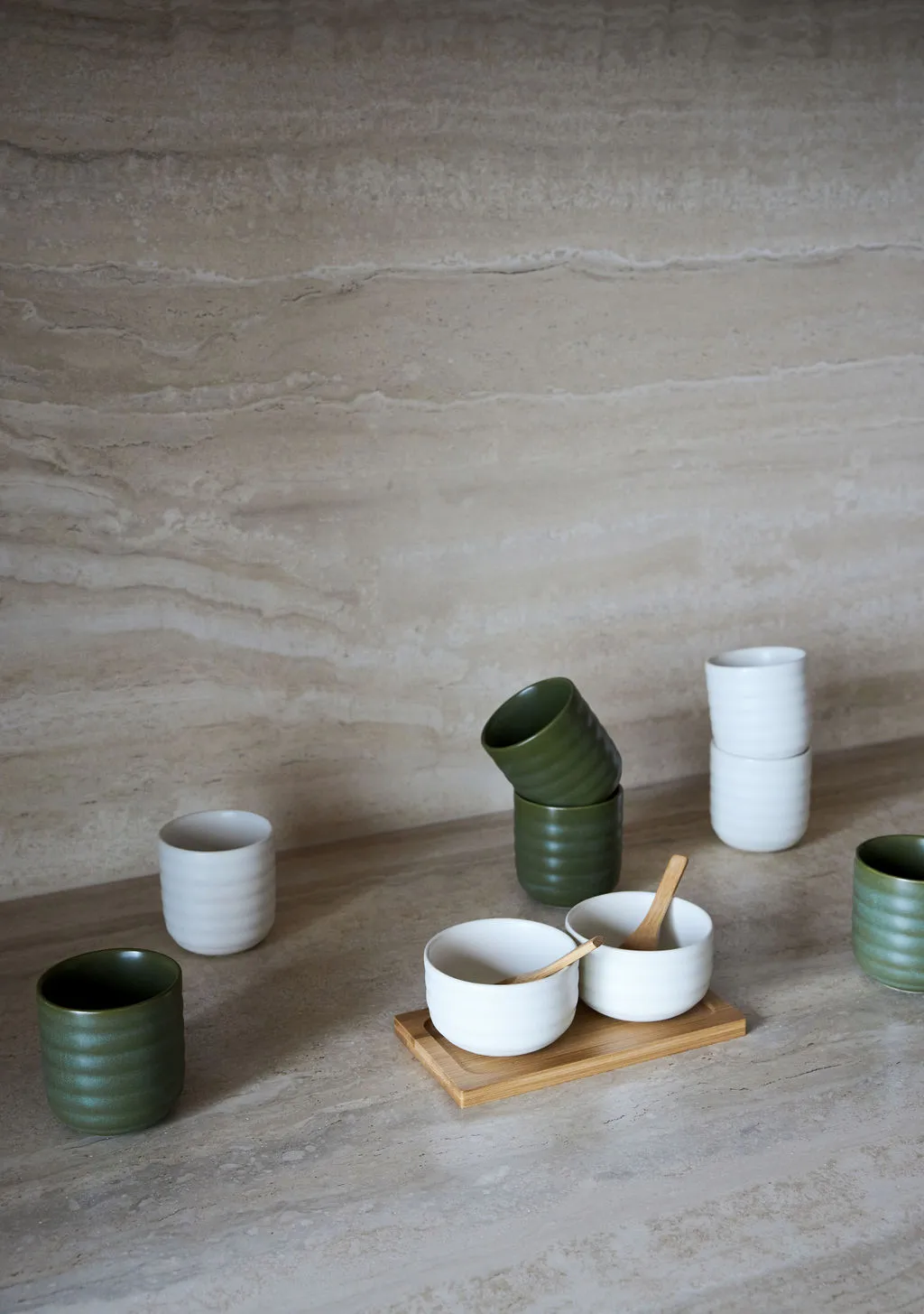 Tasse Ellen Lot de 2 18 cl, Blanc ivoire Sagaform