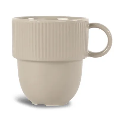 Tasse Inka avec anse 27 cl, Beige Sagaform