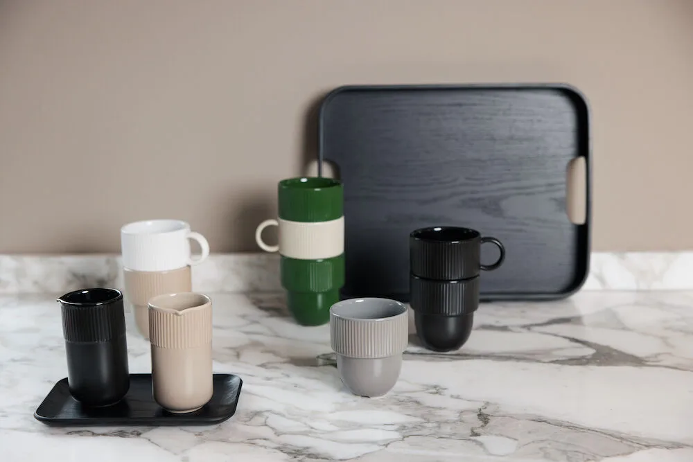 Tasse Inka avec anse 27 cl, Blanc Sagaform