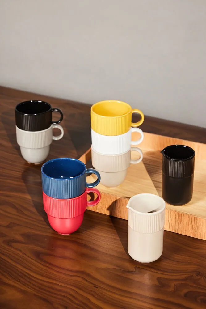 Tasse Inka avec anse 27 cl, Gris. Sagaform