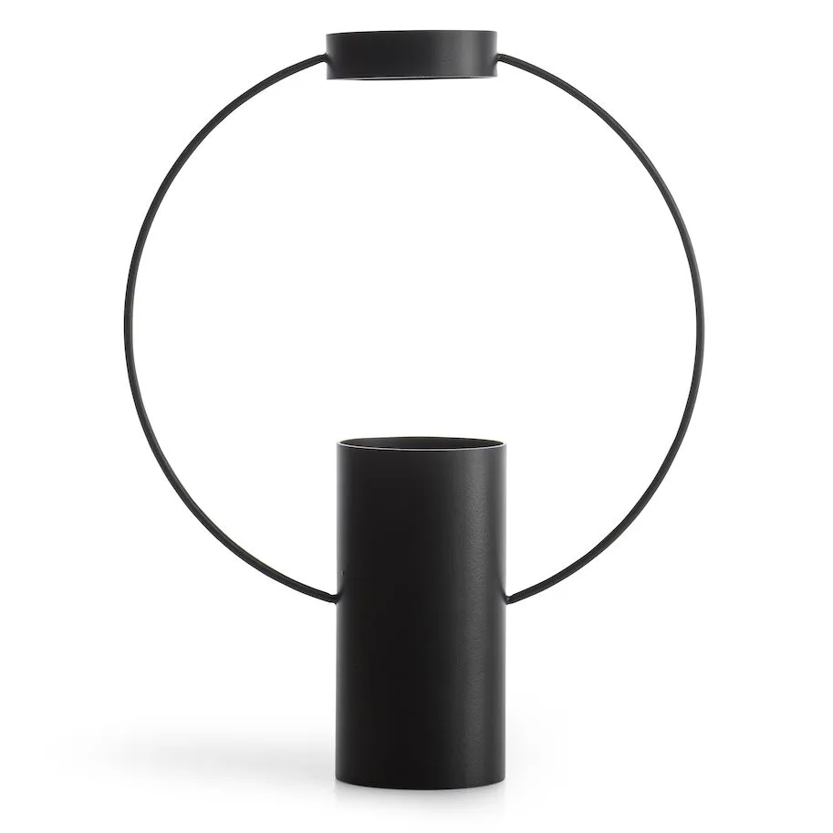 Vase Moon 30 cm, Noir Sagaform