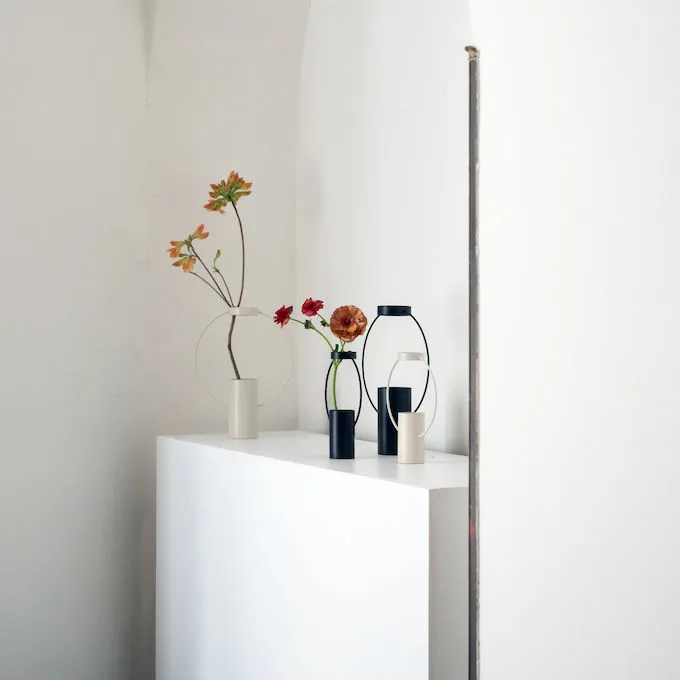 Vase Moon 30 cm, Noir Sagaform