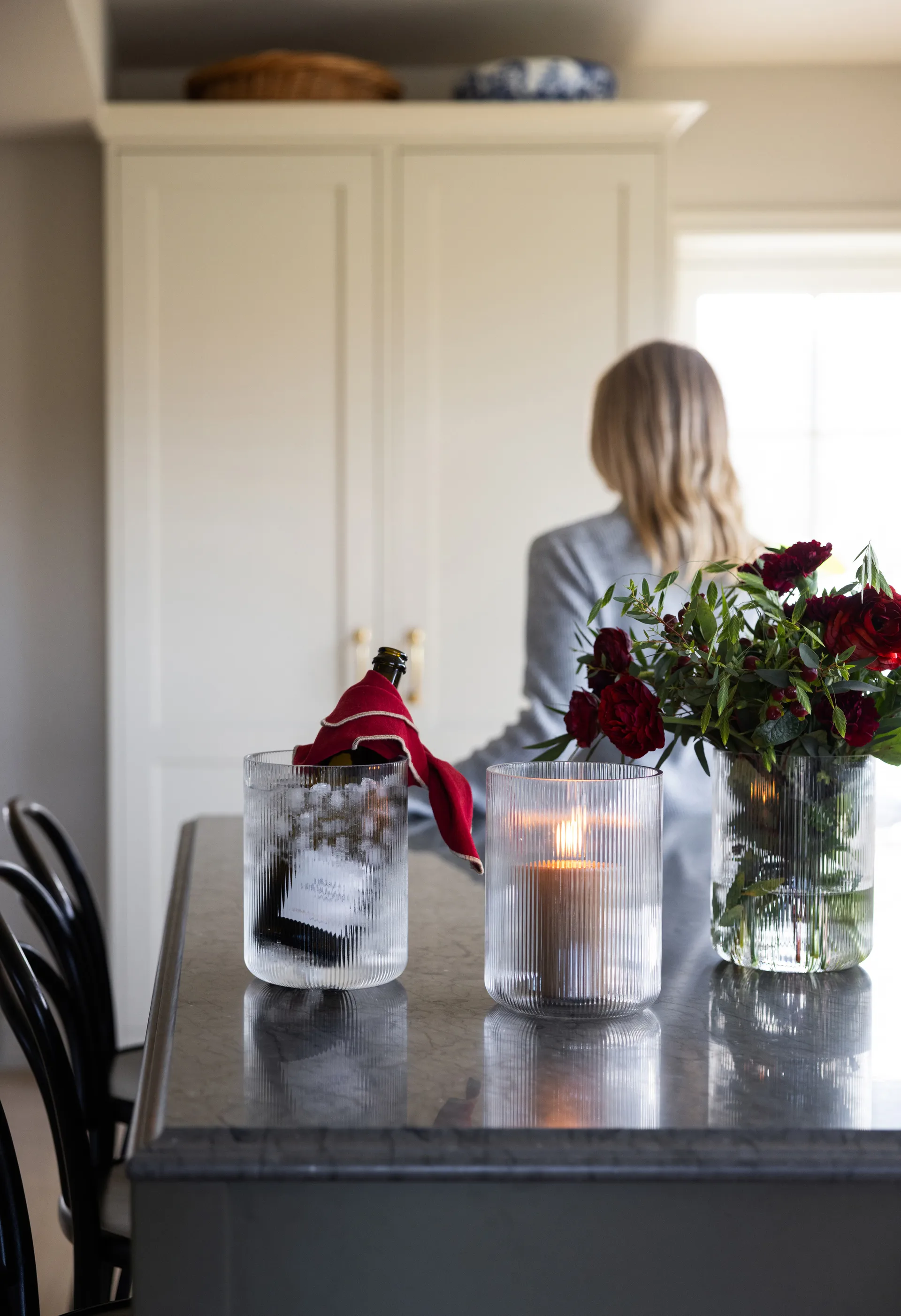 Vase/rafraîchisseur à vin Sagaform Blanka Ø15x20 cm, Clair Sagaform