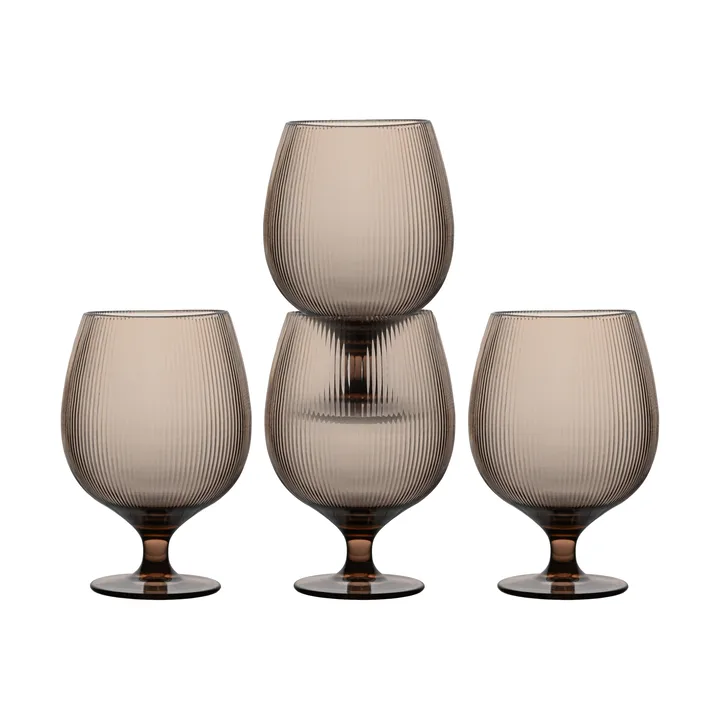 Verre à bière Billi 50 cl lot de 4 - Marron - Sagaform