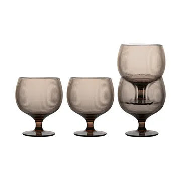 Verre à vin Billi 35 cl lot de 4 - Marron - Sagaform