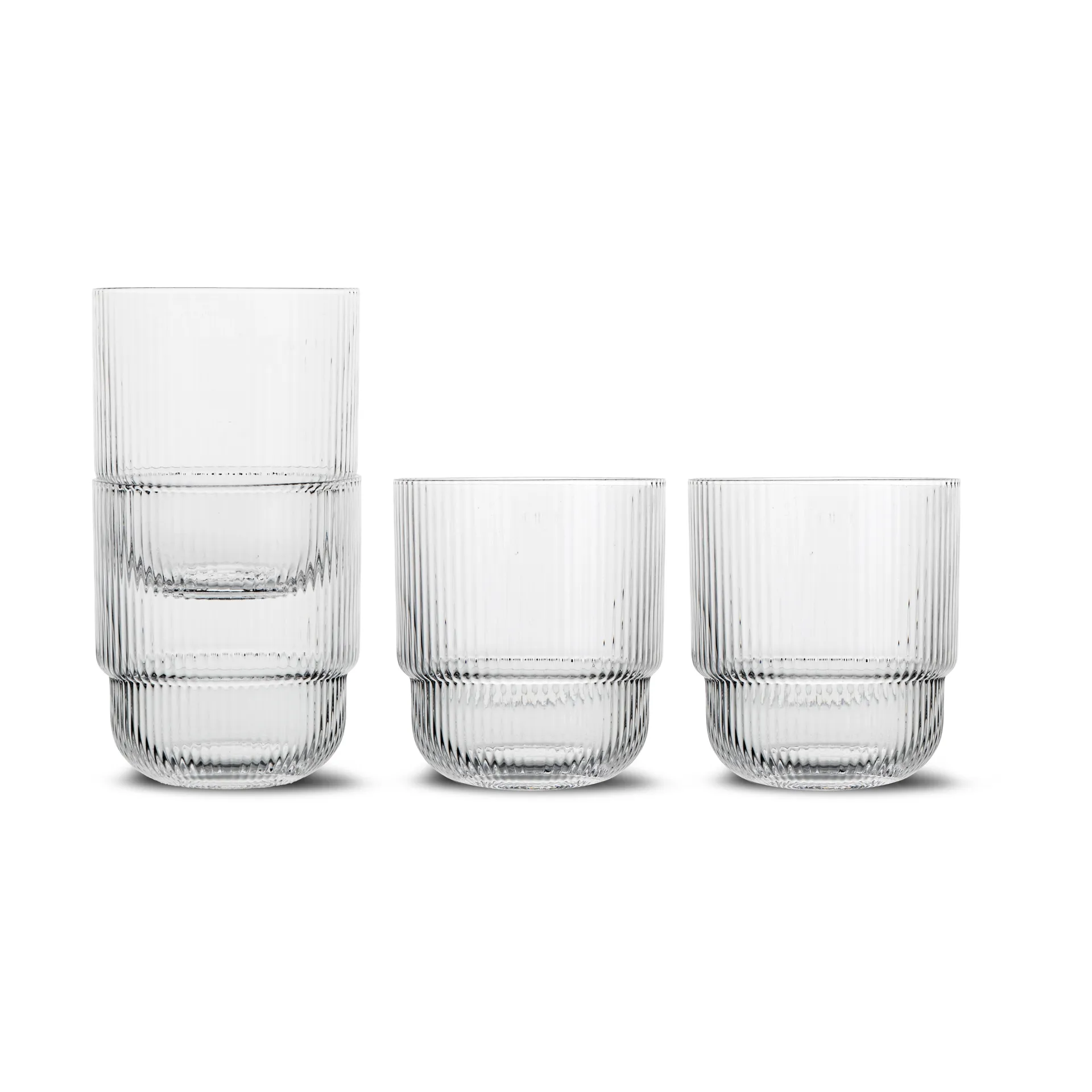 Verres à eau brillants Sagaform lot de 4, Clair Sagaform