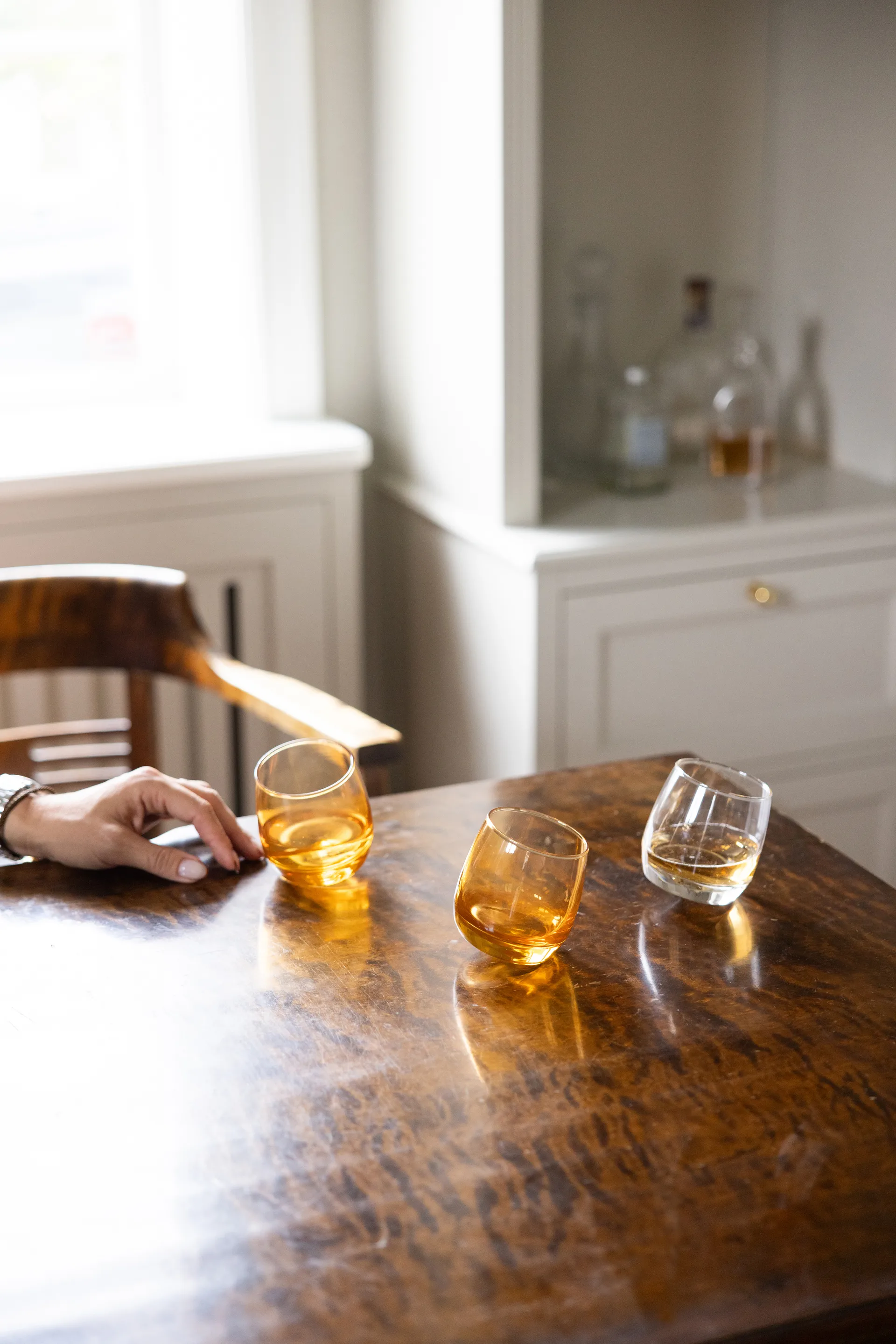 Verres tumblers Sagaform avec fond arrondi 30 cl lot de 6, Ambre Sagaform