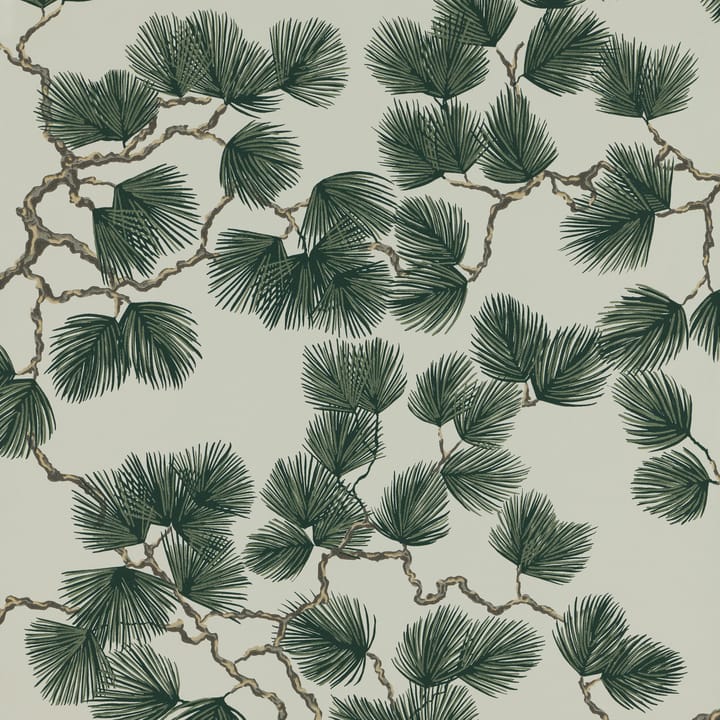 Papier peint Pine - Vert - Sandberg Wallpaper