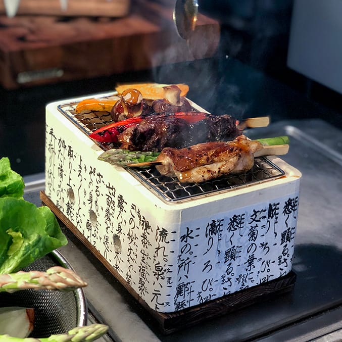 Barbecue de table Satake Hibachi, Rectangulaire Satake