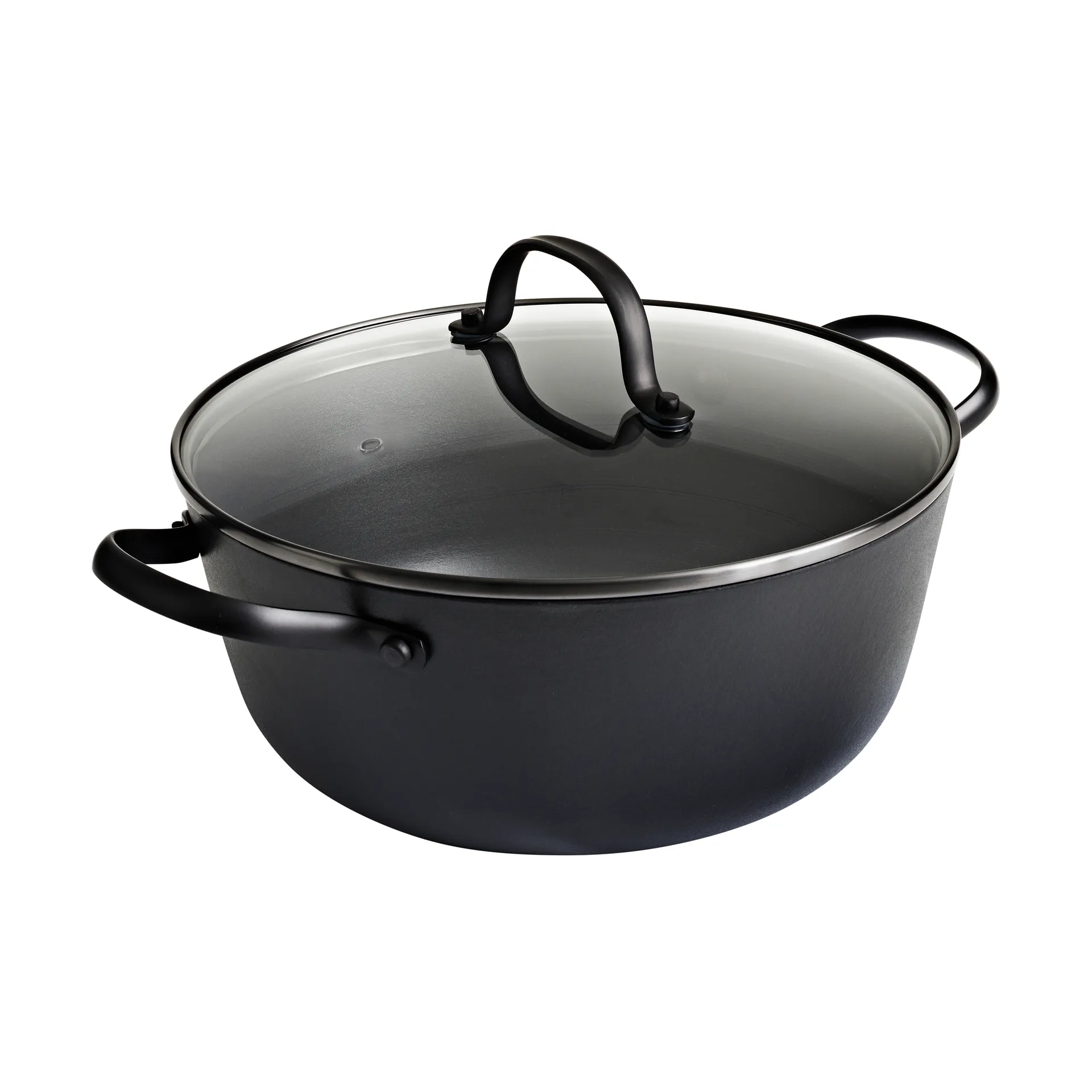 Casserole Satake en fonte légère avec couvercle en verre, 24 cm Satake