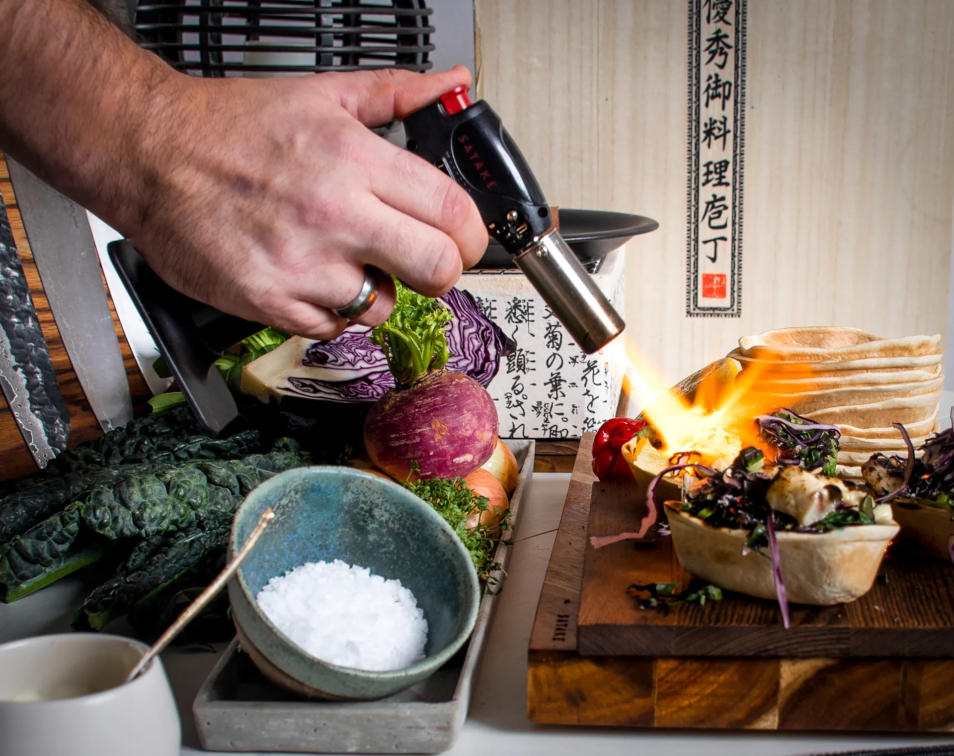 Chalumeau à gaz Satake Flame King, Noir Satake