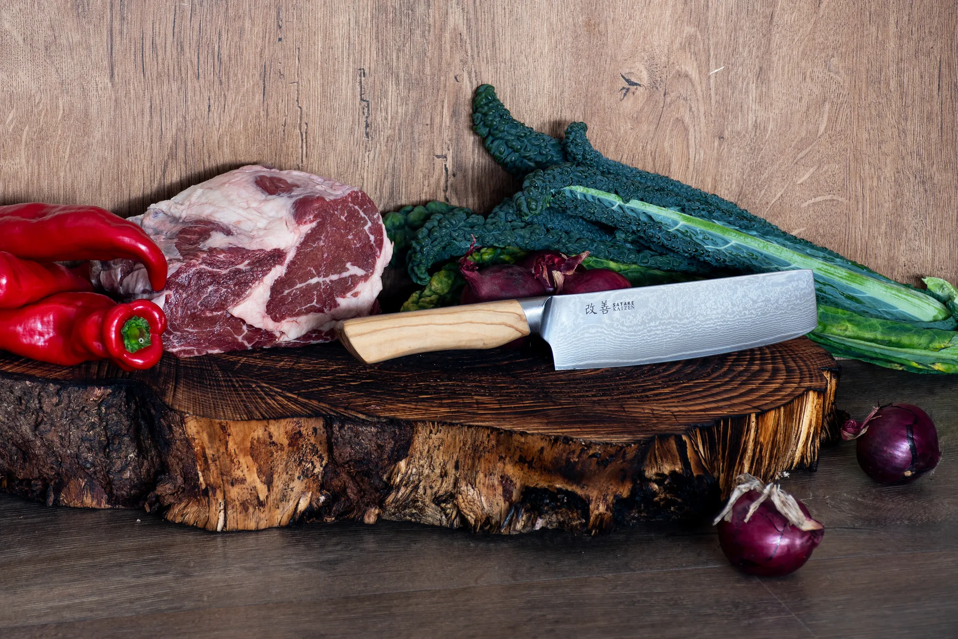 Couteau à légumes Satake Kaizen Nakiri, 16 cm Satake