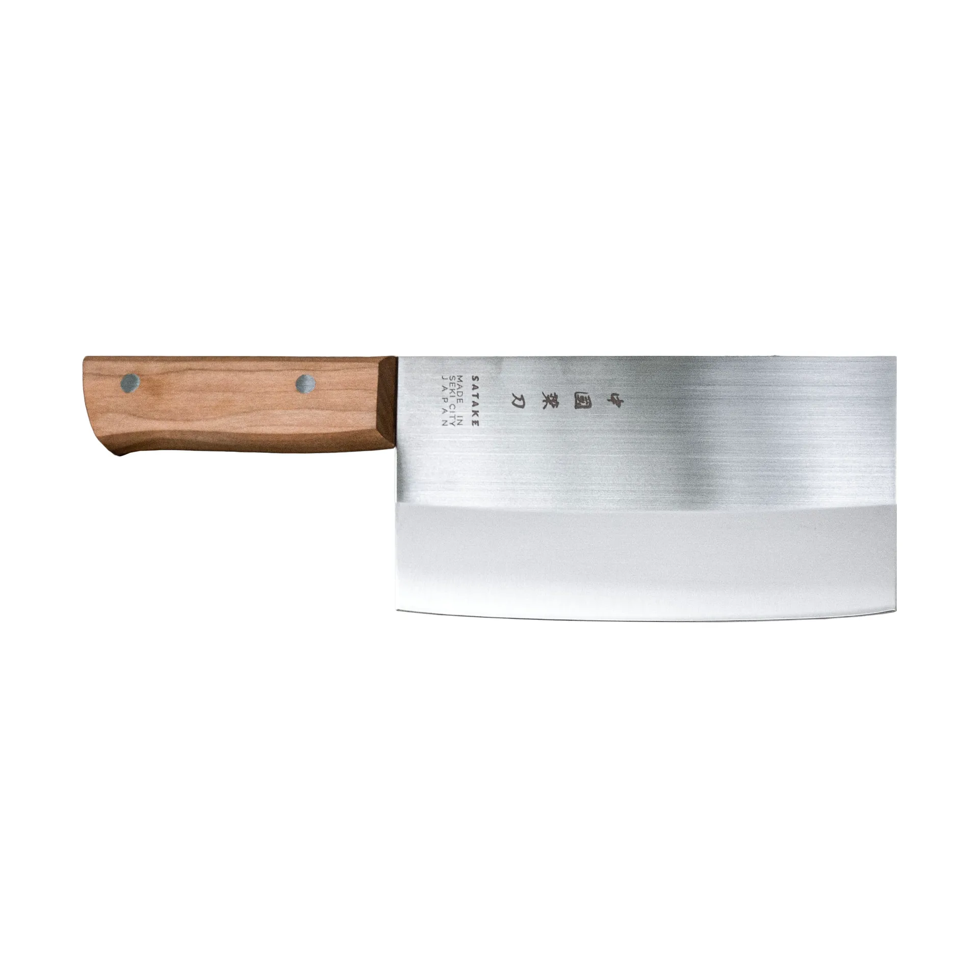 Couteau de chef chinois Satake Chopper 28,5 cm, Poignée en bois Satake
