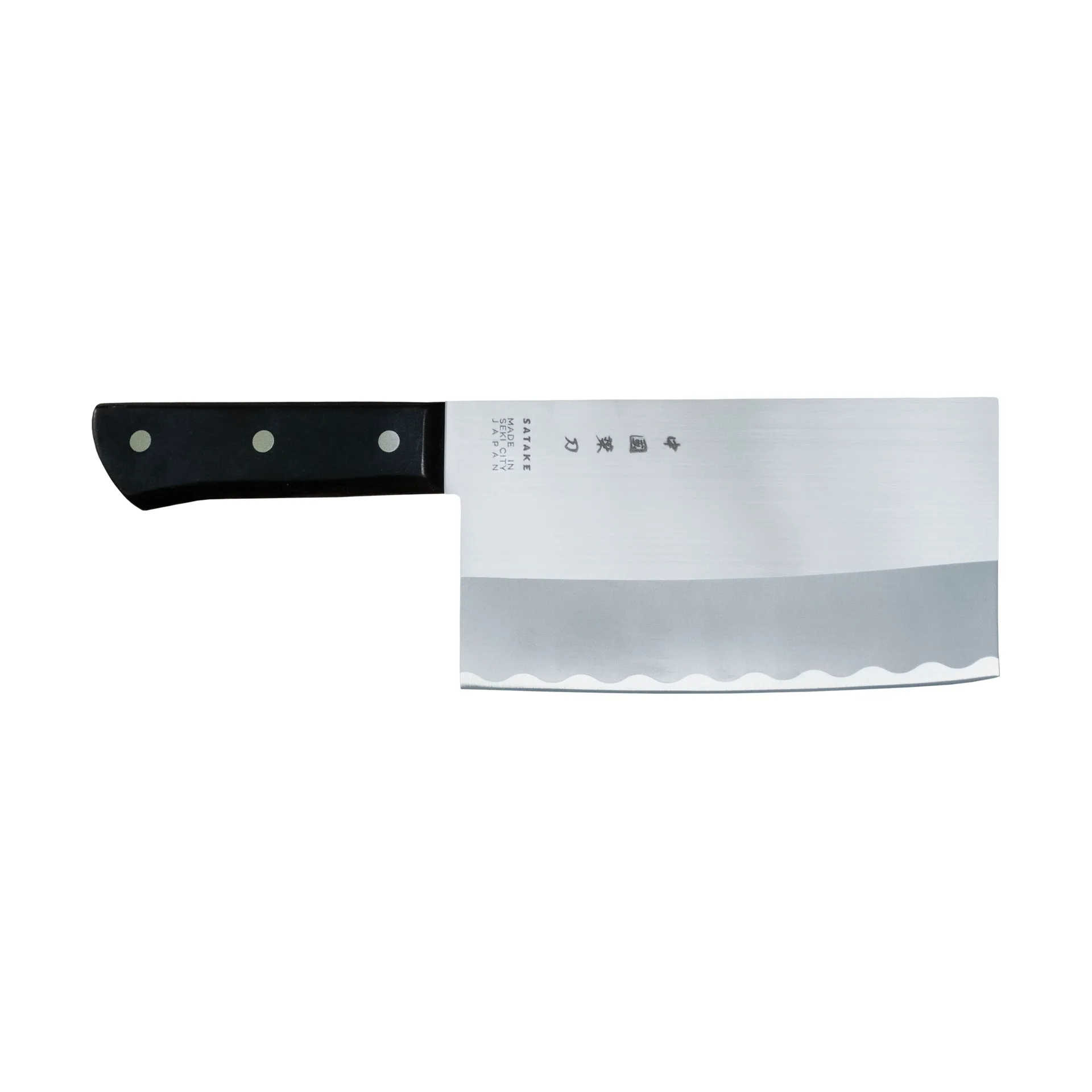 Couteau de chef chinois Satake Chopper 30,5 cm, Noir Satake