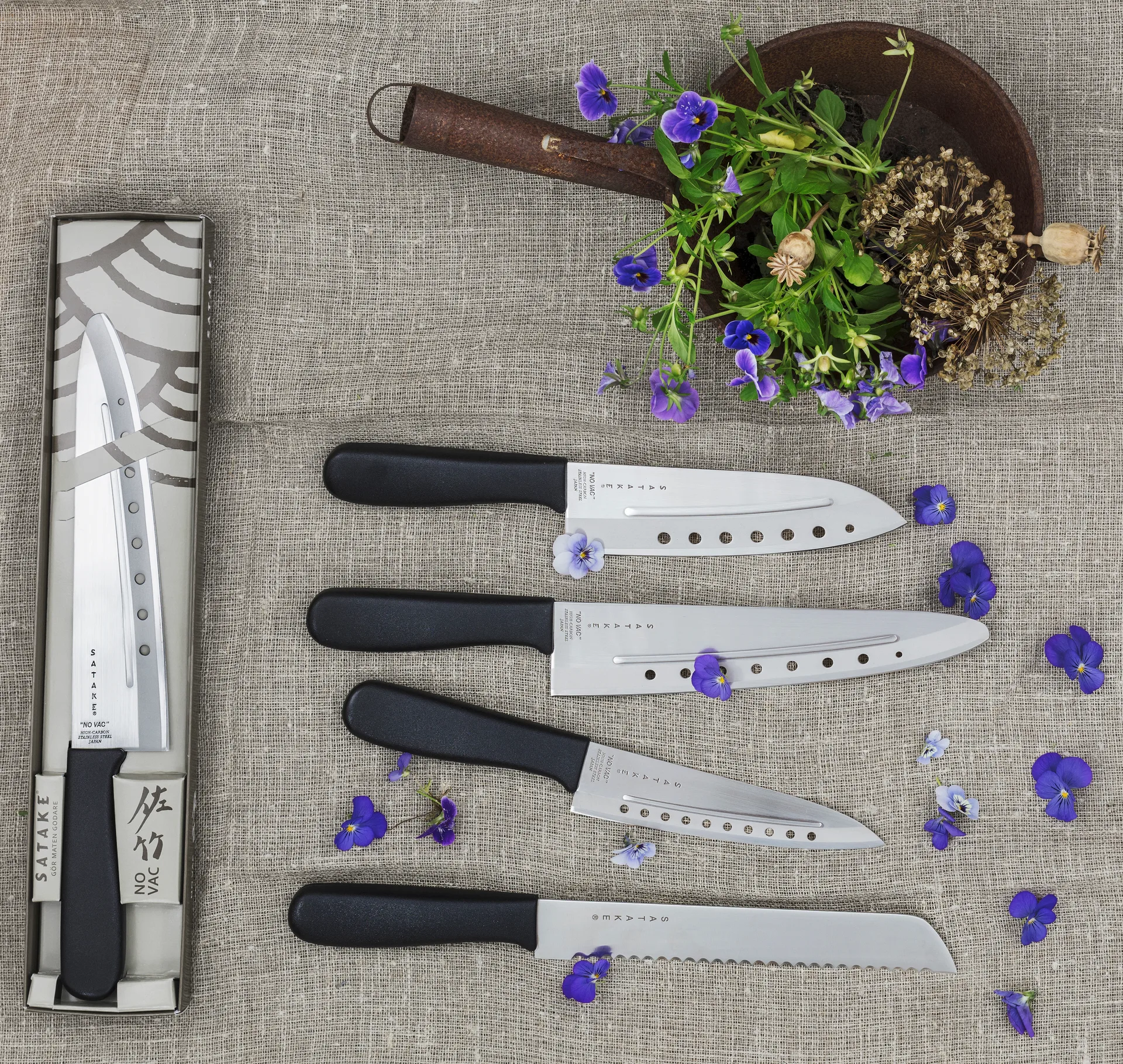 Couteau de cuisine Satake No Vac, 15 cm Satake