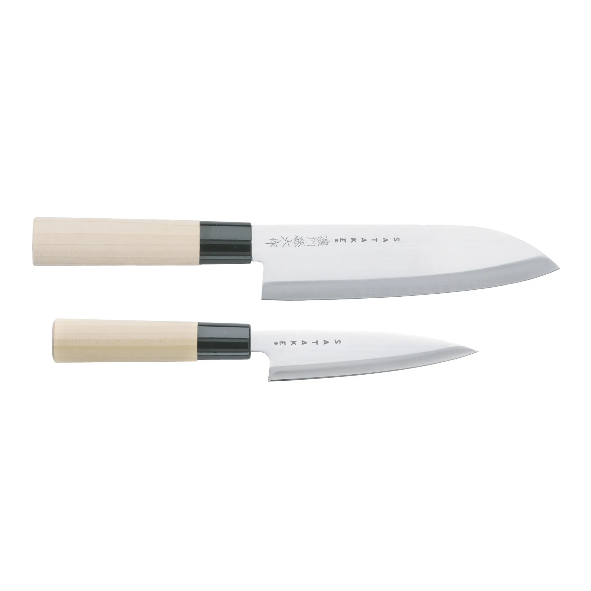 Ensemble de couteaux petty & santoku Satake Houcho, 2 pièces Satake