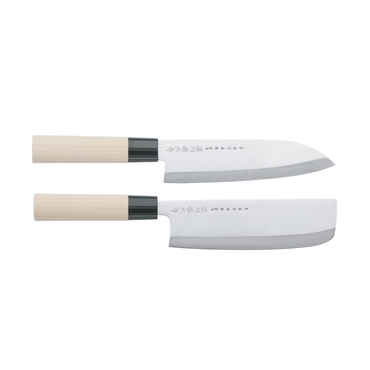 Ensemble de couteaux santoku & nakiri Satake Houcho - 2 pièces - Satake