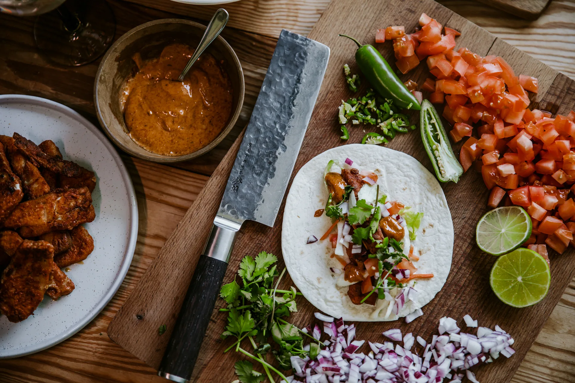 Nakiri Kuro, 18 cm Satake
