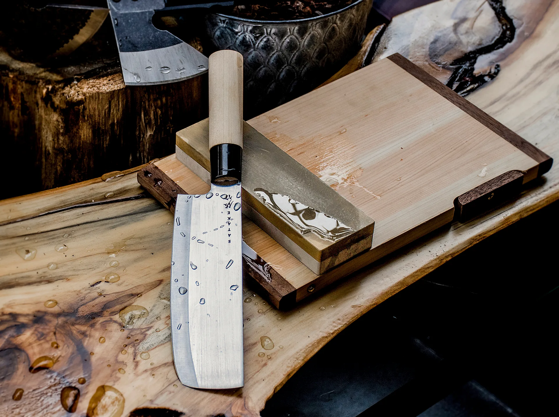 Pierre à aiguiser Satake, Grain 1000/3000 Satake