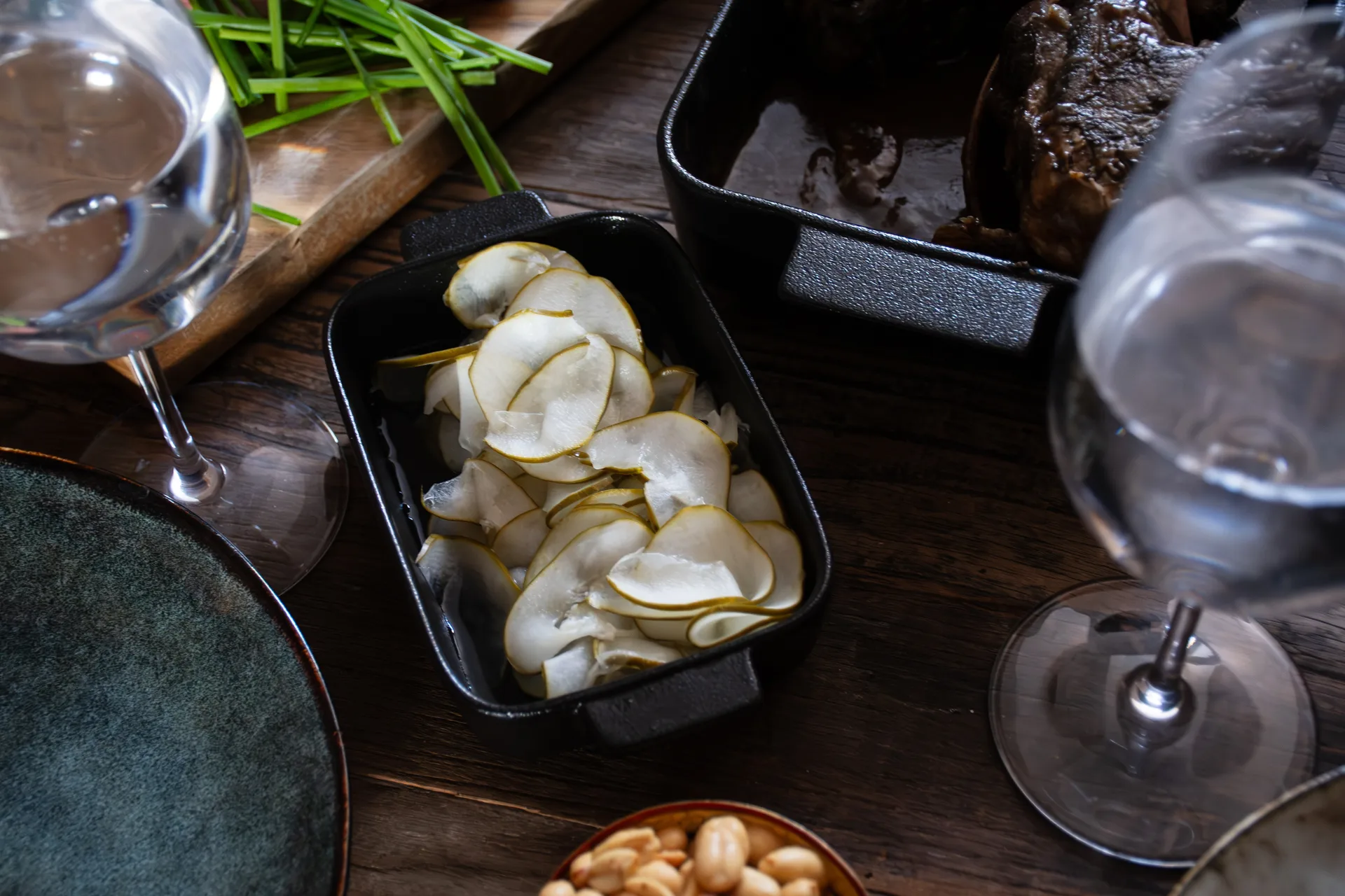 Plat à four en porcelaine noire Satake, lot de 2, 19 cm Satake