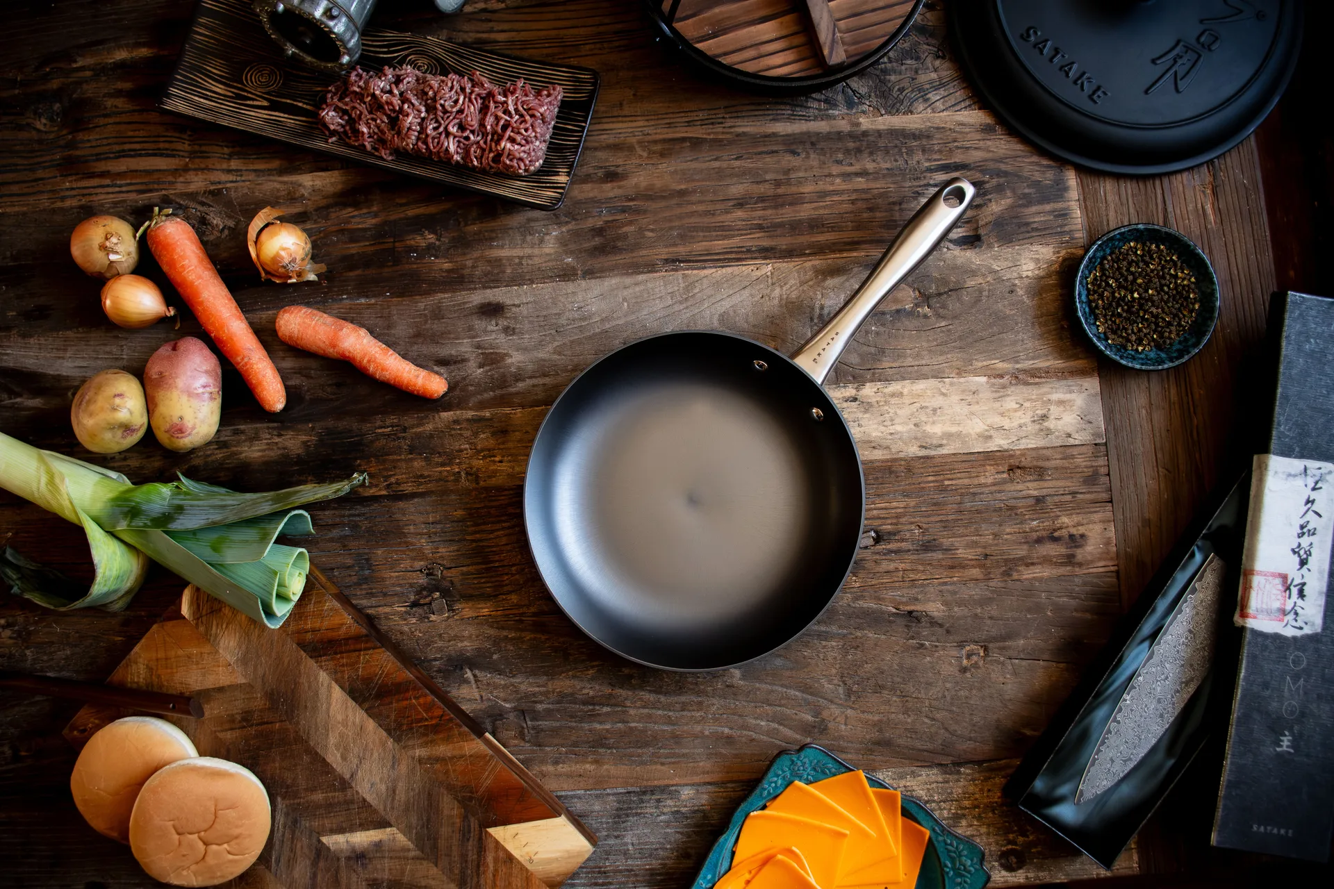 Poêle à frire Satake nitruration, 24 cm Satake