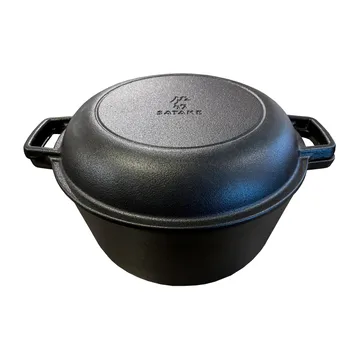 Pot en fonte avec couvercle - Ø26 cm - Satake