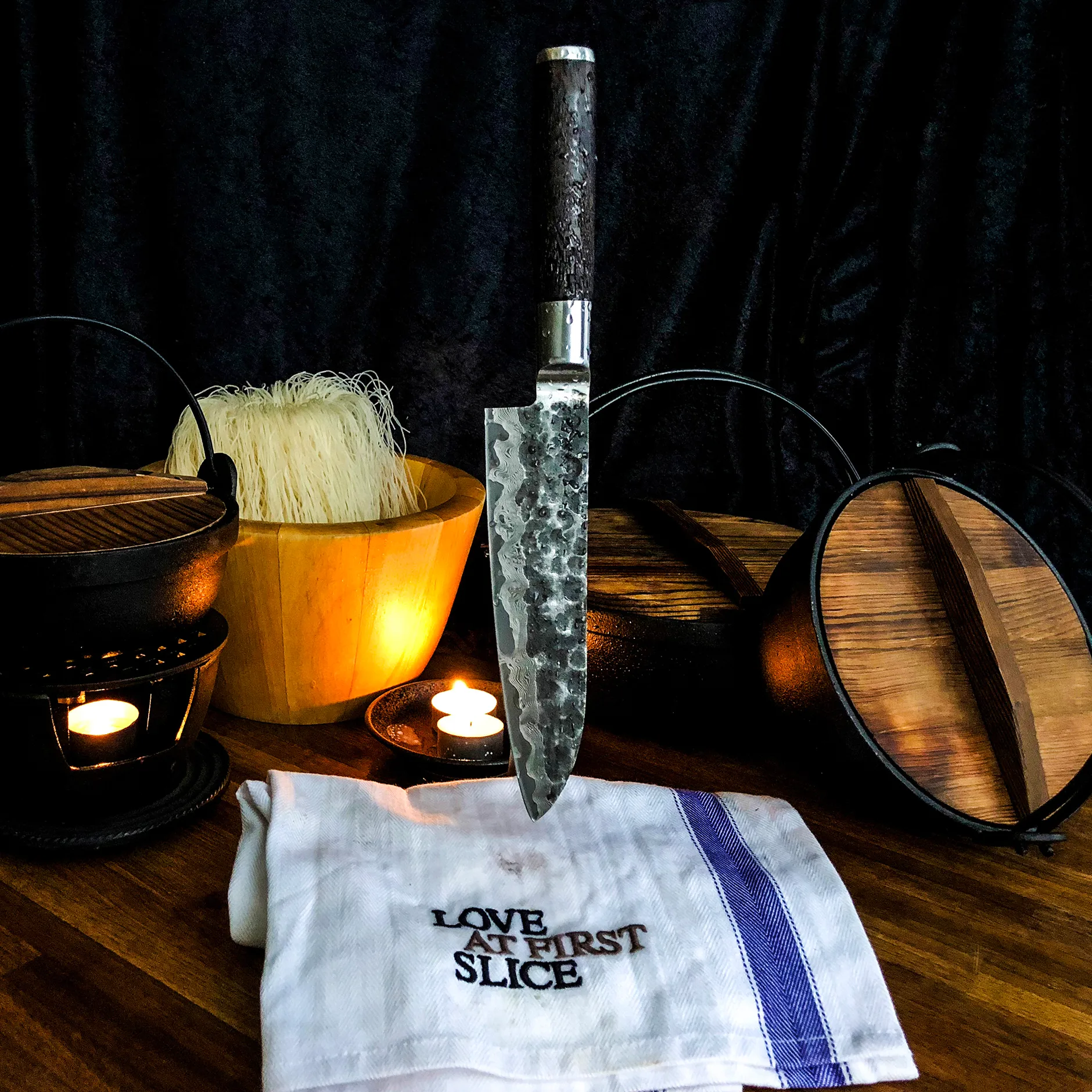 Santoku Satake Kuro, 18 cm Satake