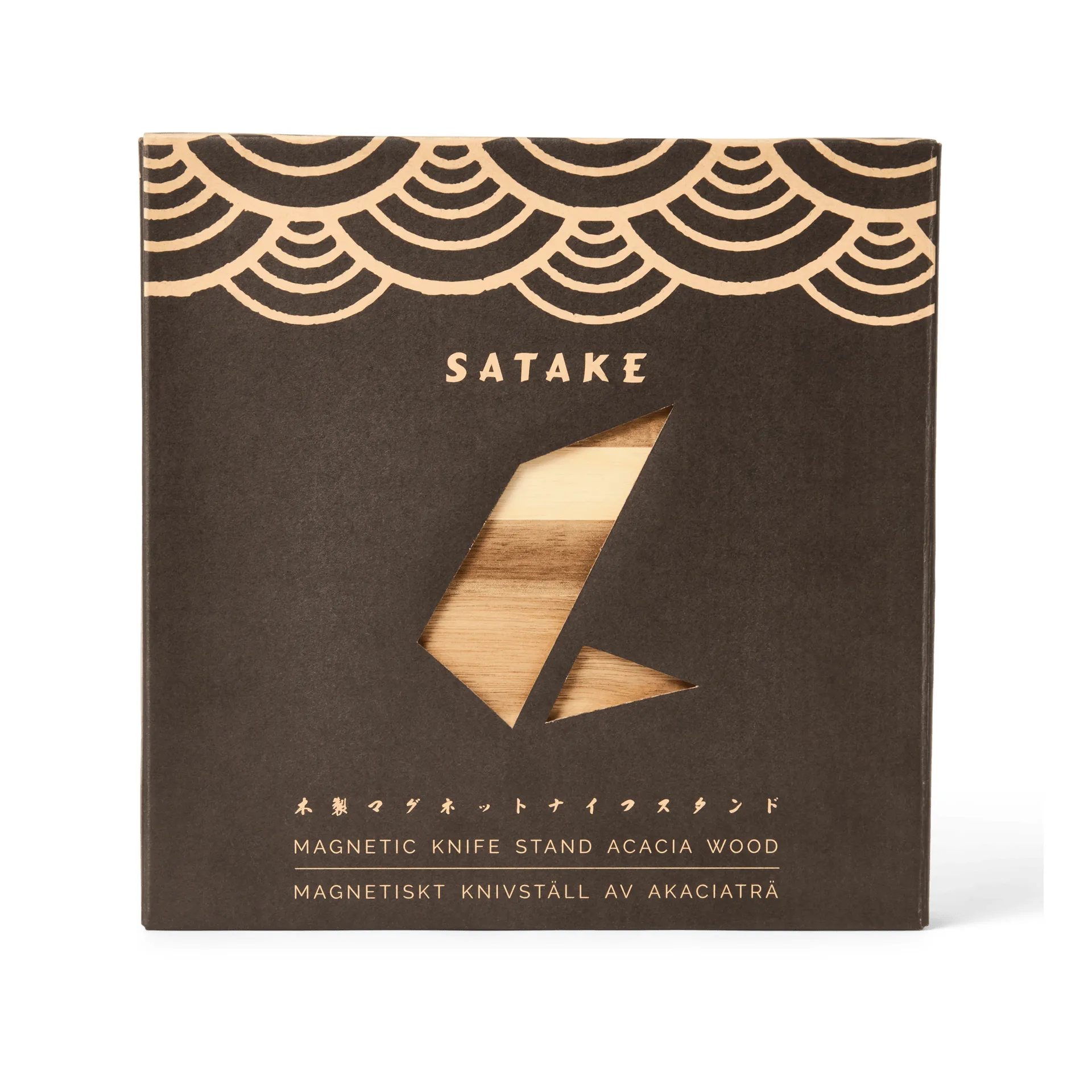 Satake porte-couteaux, Acacia, 19x25x24 cm Satake