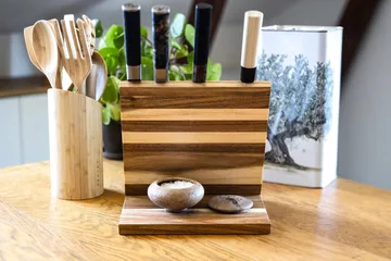 Satake porte-couteaux - Acacia, 19x25x24 cm - Satake