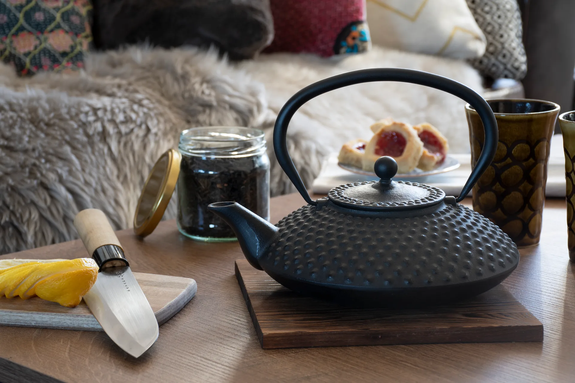 Théière ovale Satake 1,2 l, Noir Satake