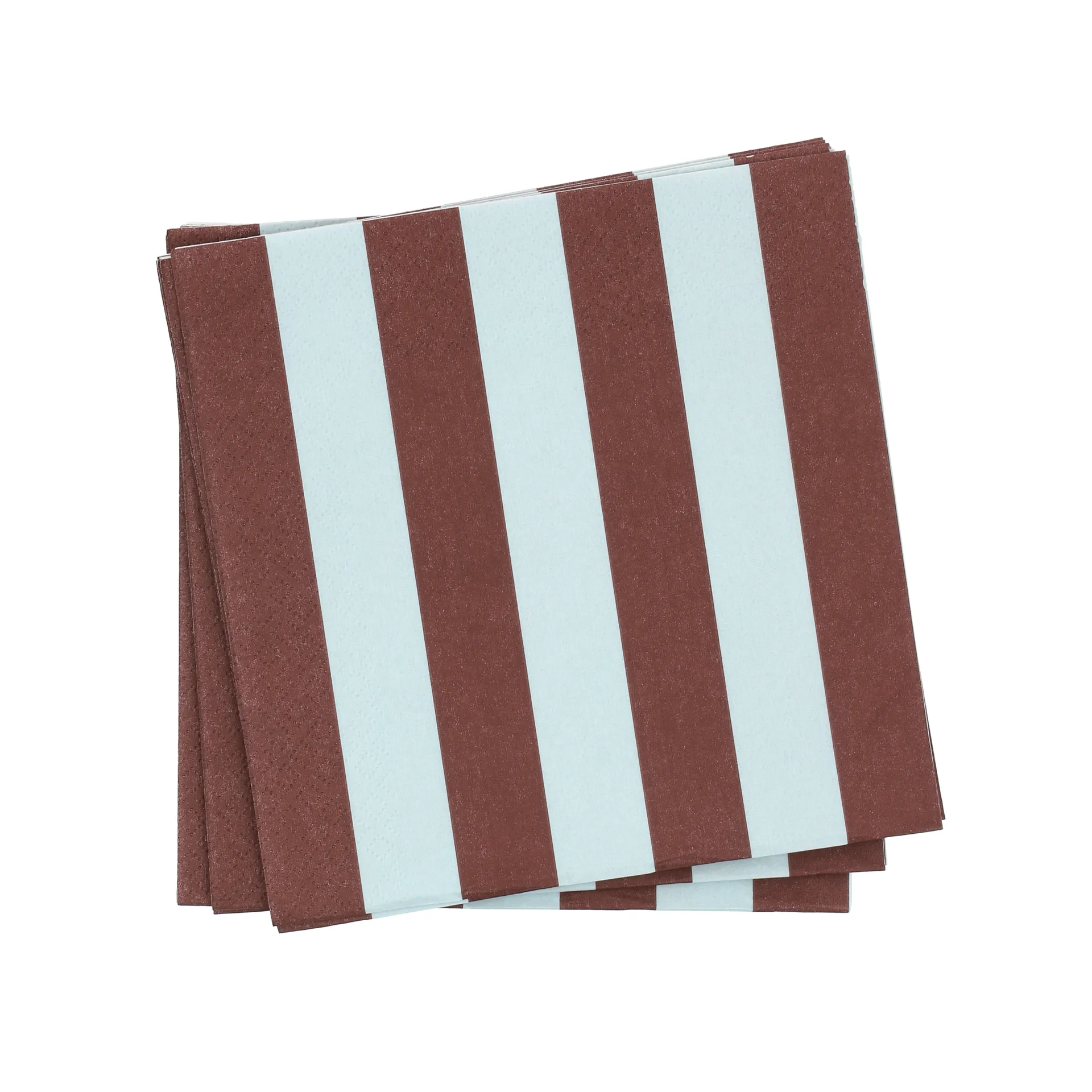 Bold Stripe serviette en papier, Rouge vin-bleu, lot de 20, 33x33 cm Scandi Essentials