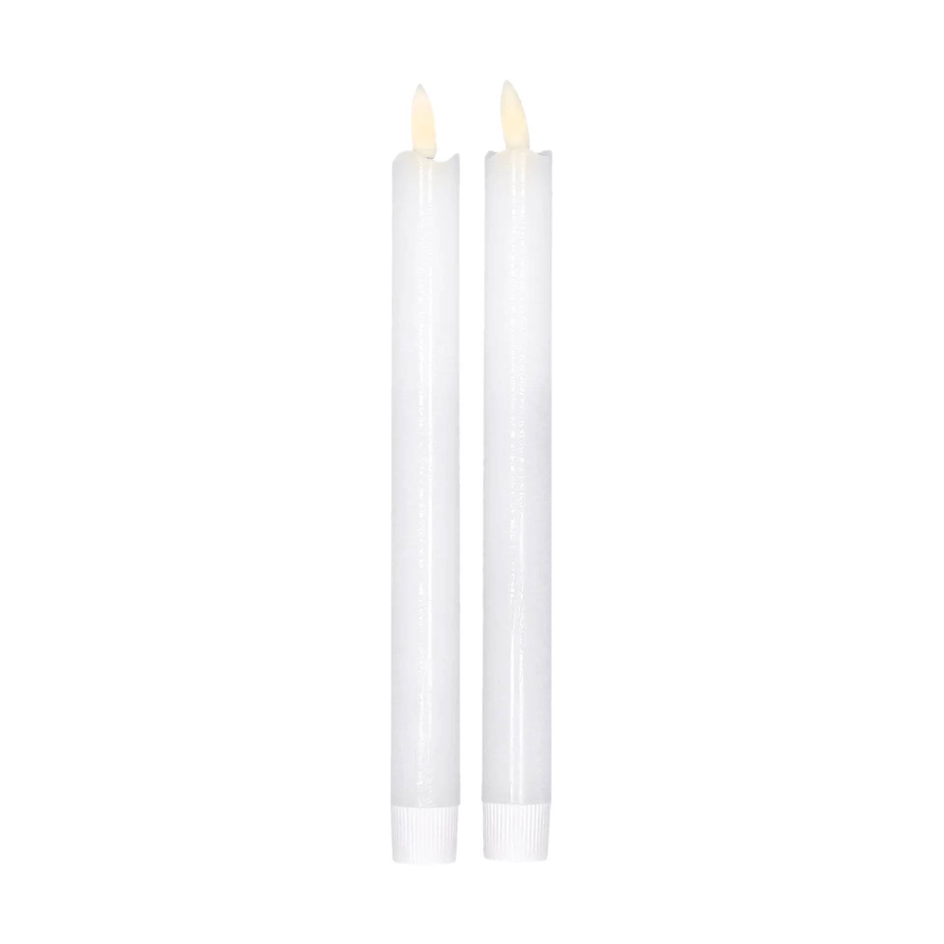 Bougie LED Bright 25 cm Lot de 2, Blanc Scandi Essentials