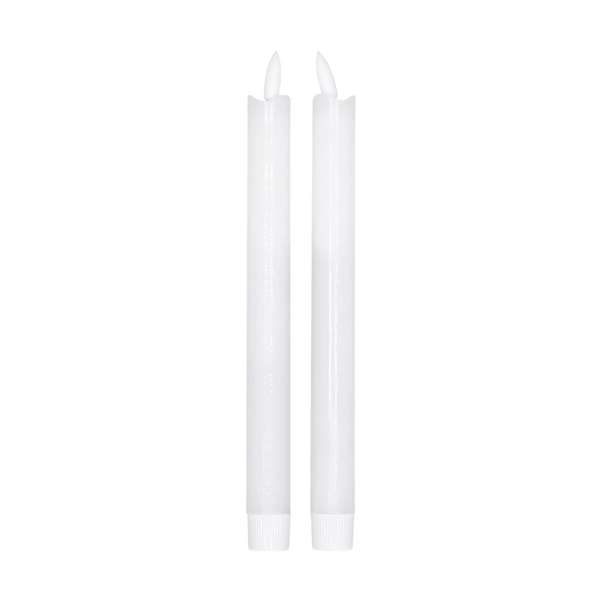 Bougie LED Bright 25 cm Lot de 2, Blanc Scandi Essentials