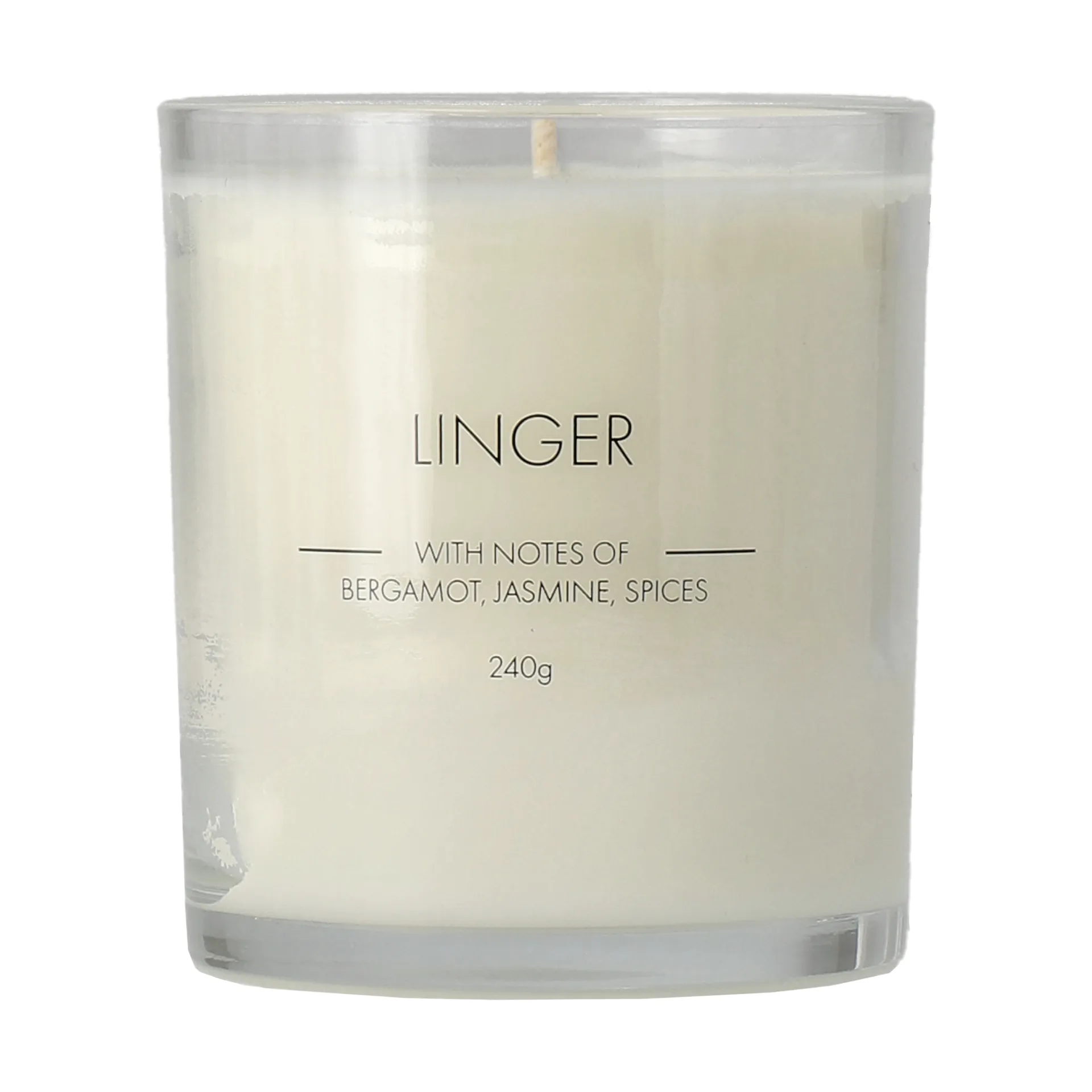 Bougie parfumée Linger, 260 g Scandi Essentials