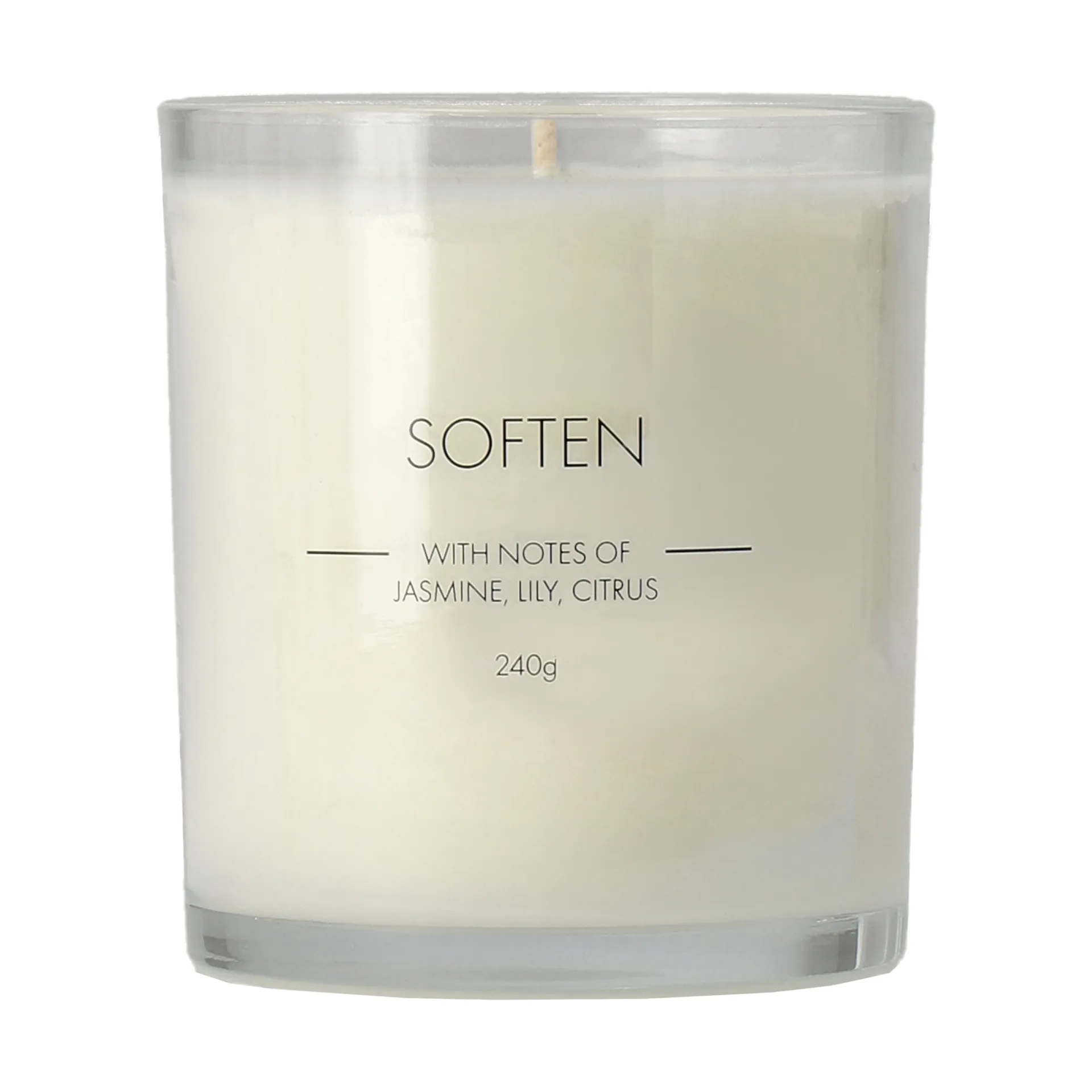 Bougie parfumée Soften, 260 g Scandi Essentials