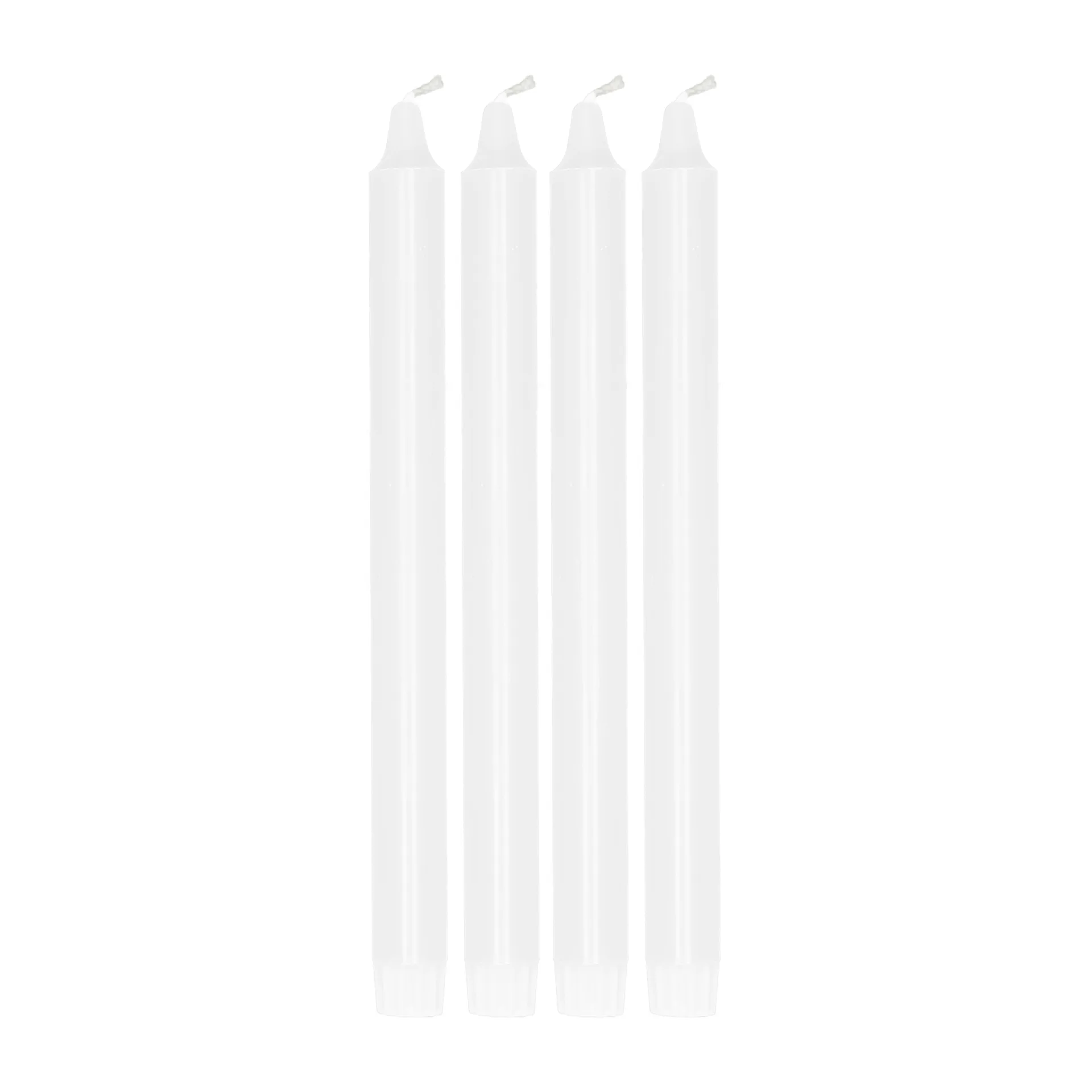Bougie pour chandelier Ambiance 27 cm, lot de 4, Blanc Scandi Essentials