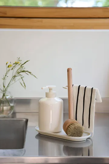 Daily lavette avec motif - blanc, lot de 3 - Scandi Essentials